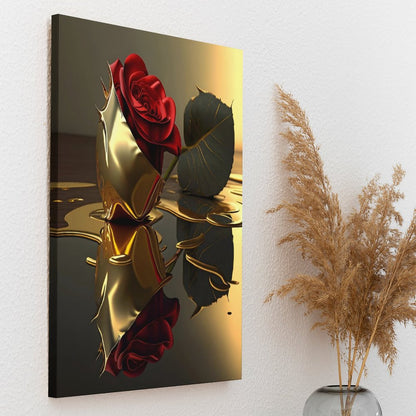Modern Framed Canvas Wall Art Print–Large Wooden Frame for Living Room