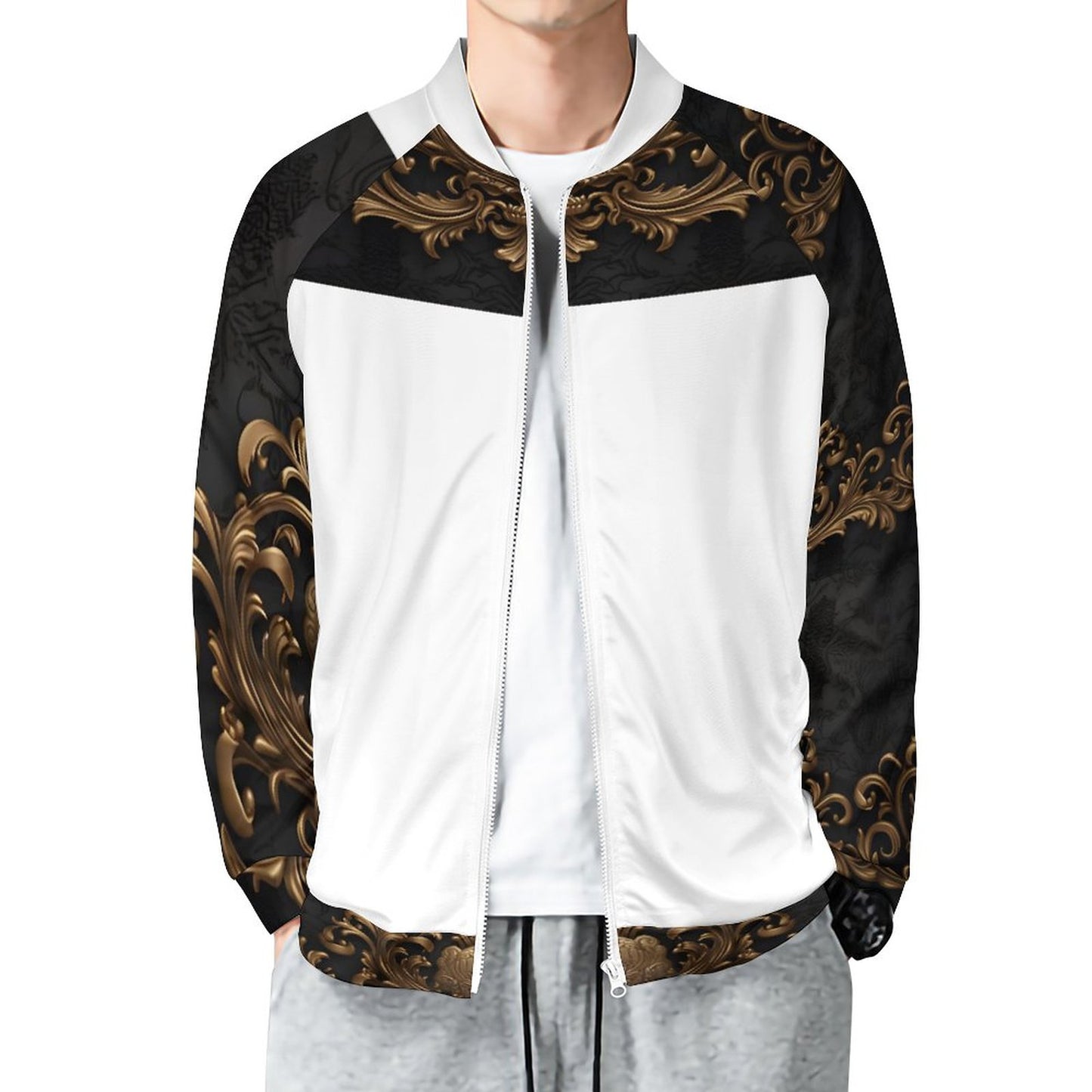 Raglan Zip-up Shirt WY10 (All-Over Printing)
