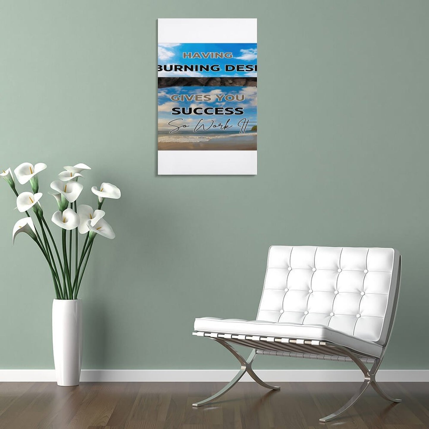 Framed Wooden Poster Hanging (Vertical 2:3)-8x12 inch