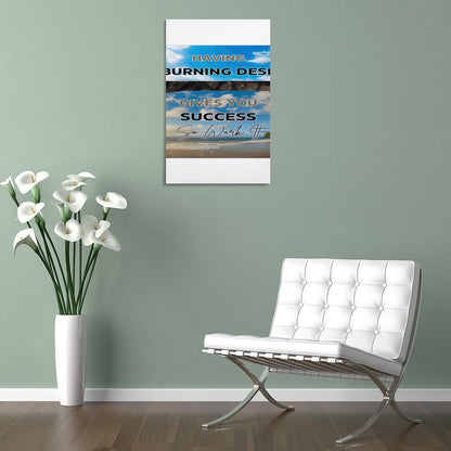 Framed Wooden Poster Hanging (Vertical 2:3)-8x12 inch