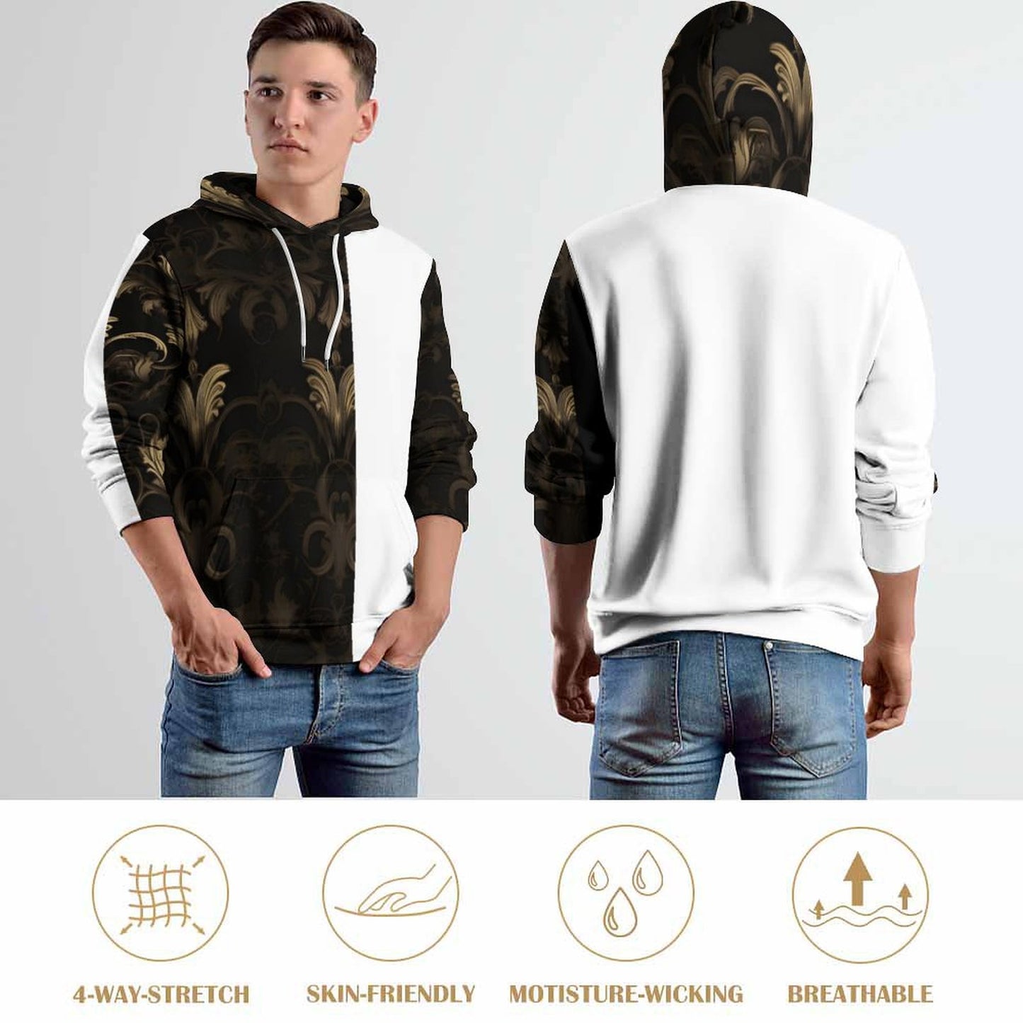 280gsm Custom Hoodie No Minimum with Double-layer Cap