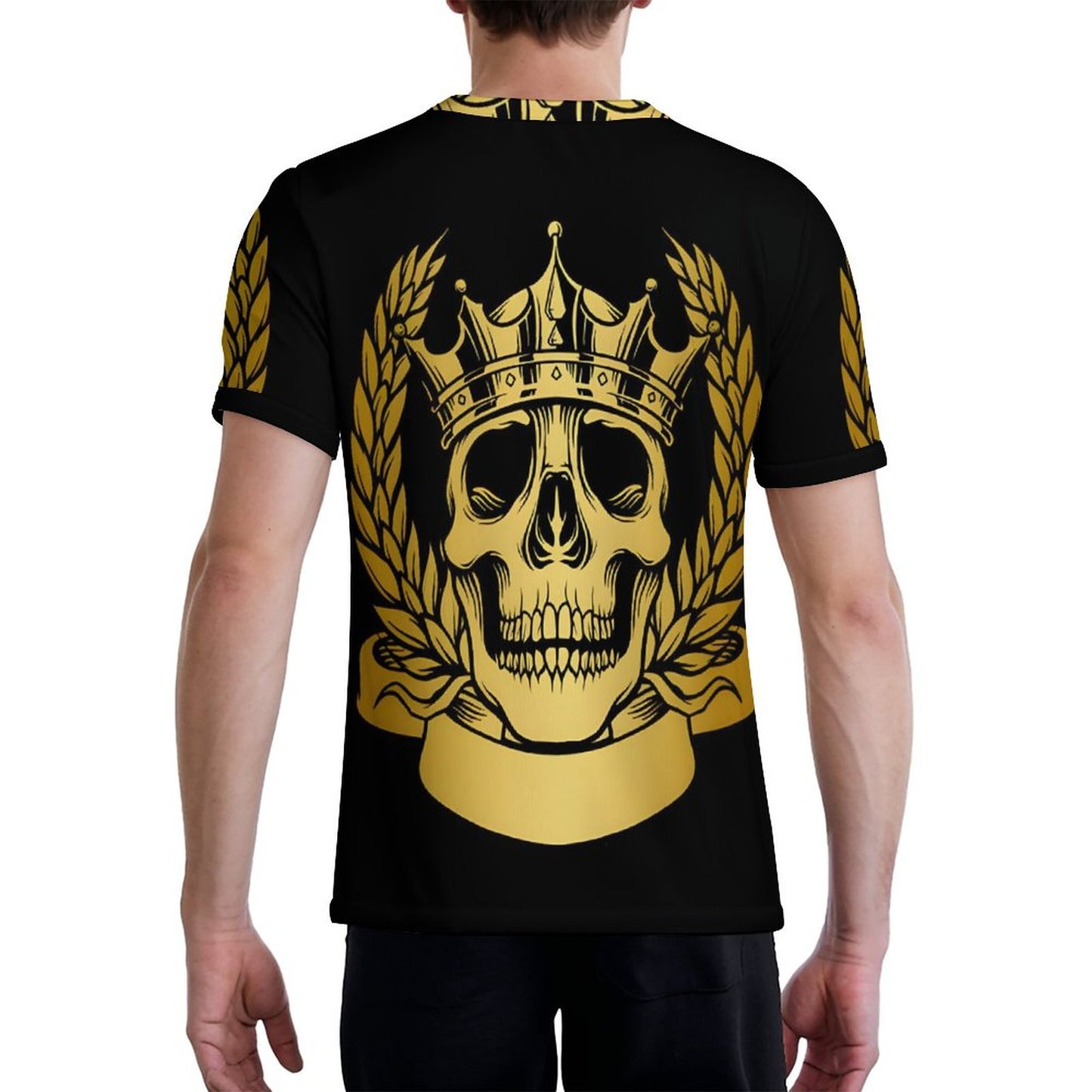 180gsm Men's Ice Silk U-neck Football Jersey(All-Over Printing)