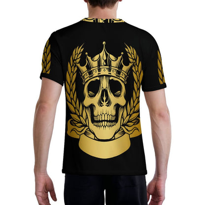 180gsm Men's Ice Silk U-neck Football Jersey(All-Over Printing)