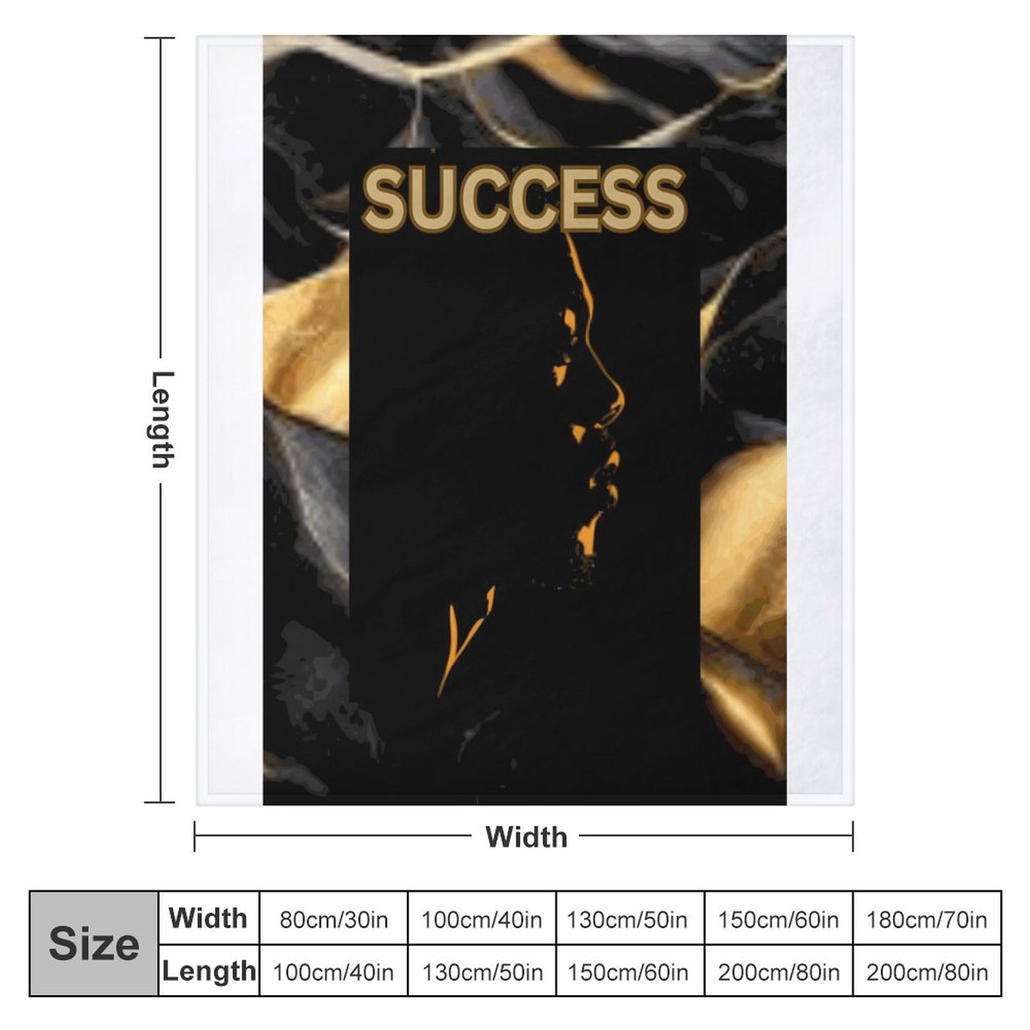 280gsm Flannel Blanket-70"x80" (Dual-sided Printing)