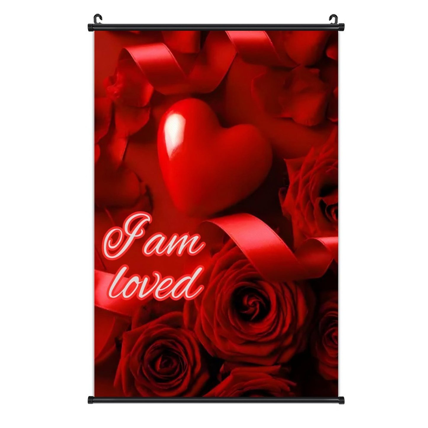 Canvas Hanging Poster with Scrolls-16"x24"/ 40x60cm
