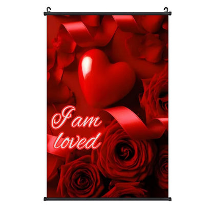Canvas Hanging Poster with Scrolls-16"x24"/ 40x60cm