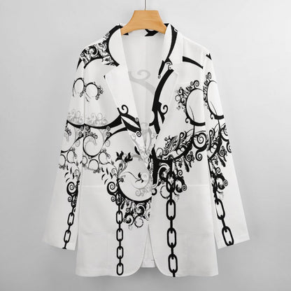 Women's Casual Blazer (All-Over Printing)