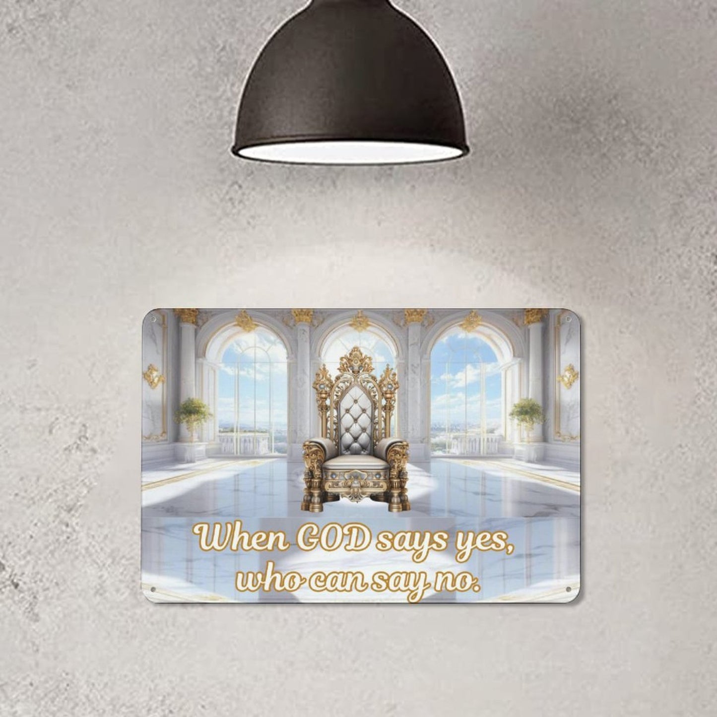 Horizontal Vintage Metal Sign-7.9"x11.8"/ 20x30cm