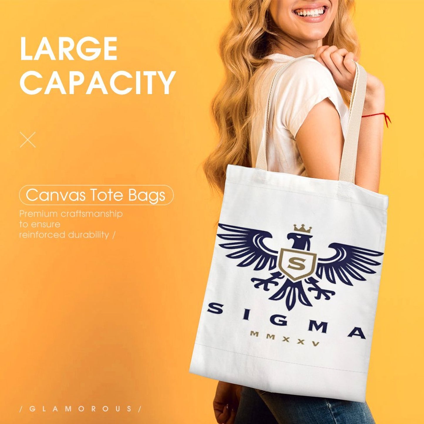 Tote Canvas Bag (Dual-sided Printing)