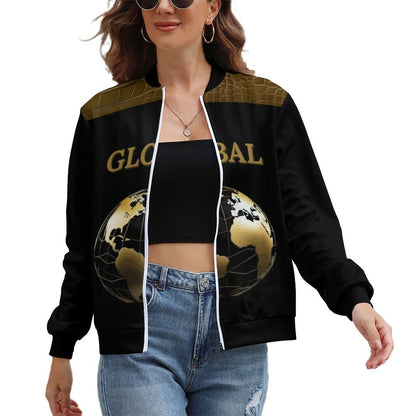 Women's Zipper Jacket LLJK (All-Over Printing)
