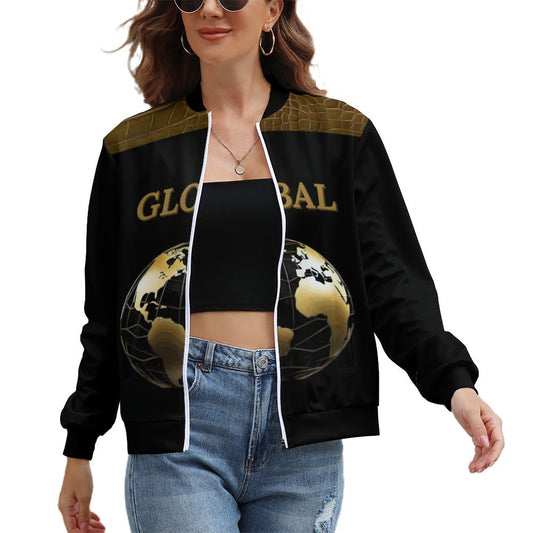 Women's Zipper Jacket LLJK (All-Over Printing)