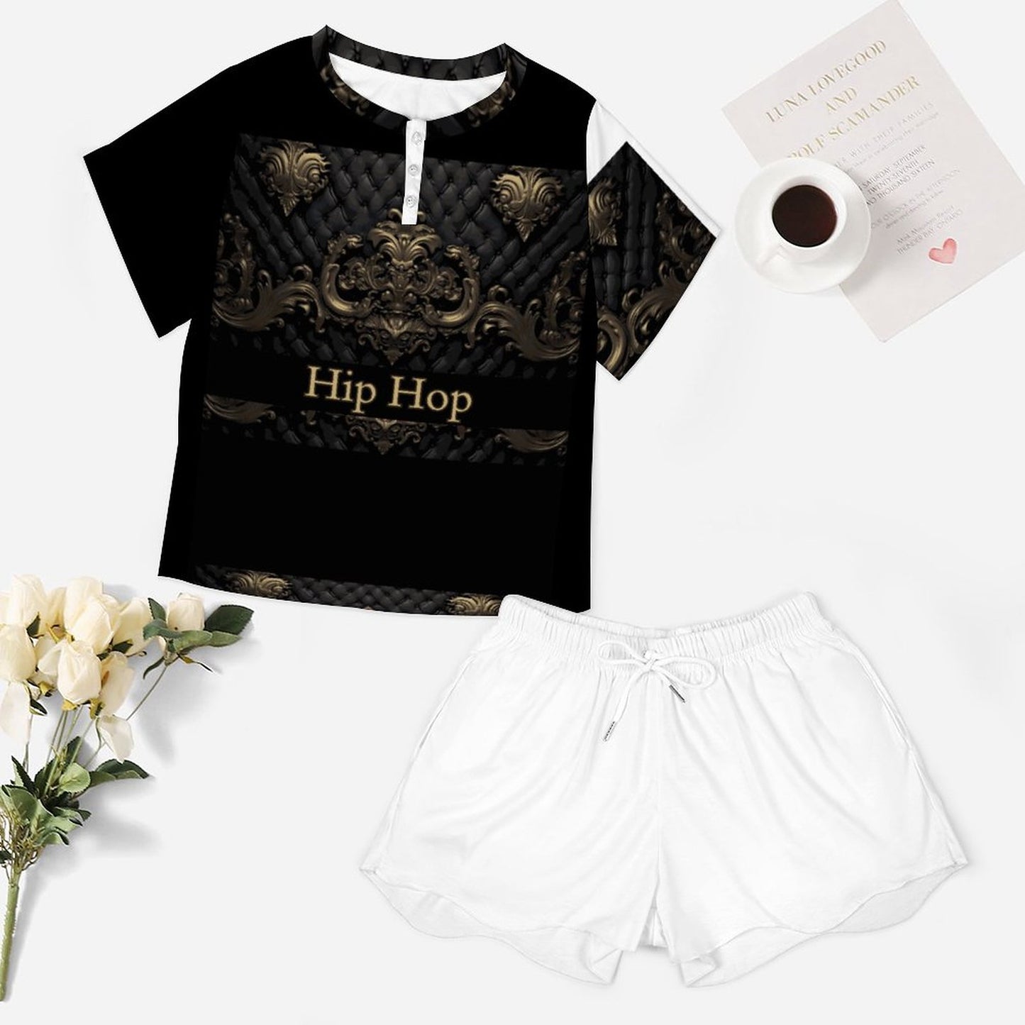 Short Sleeve Loungewear Set UTZ (All-Over Printing)