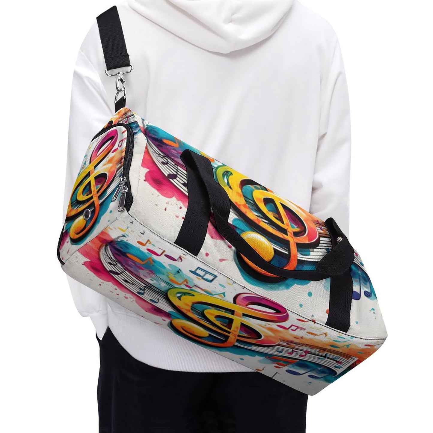 MUSIC GRAFFITI Oxford Gym Duffle Bag