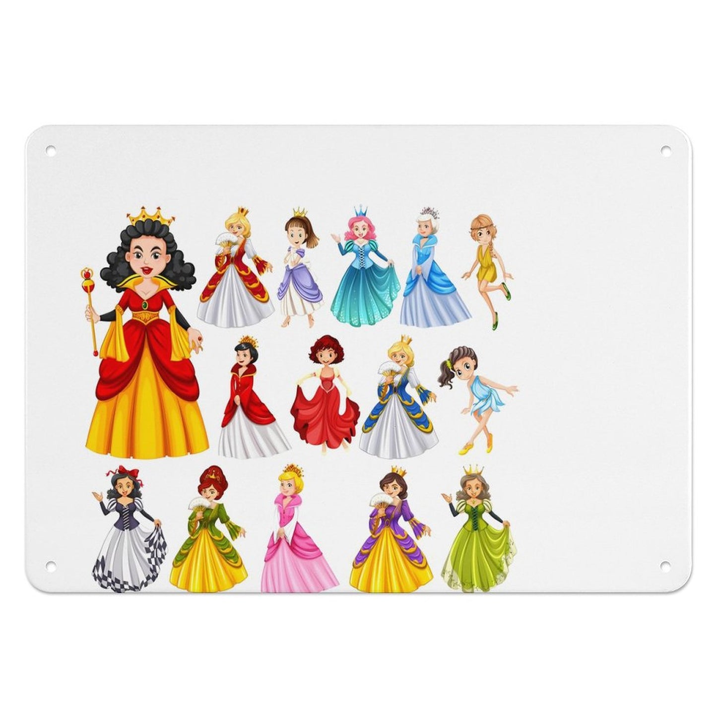 Horizontal Personalized Metal Wall Art Tin Sign-5.5"x7.9"/14x20cm