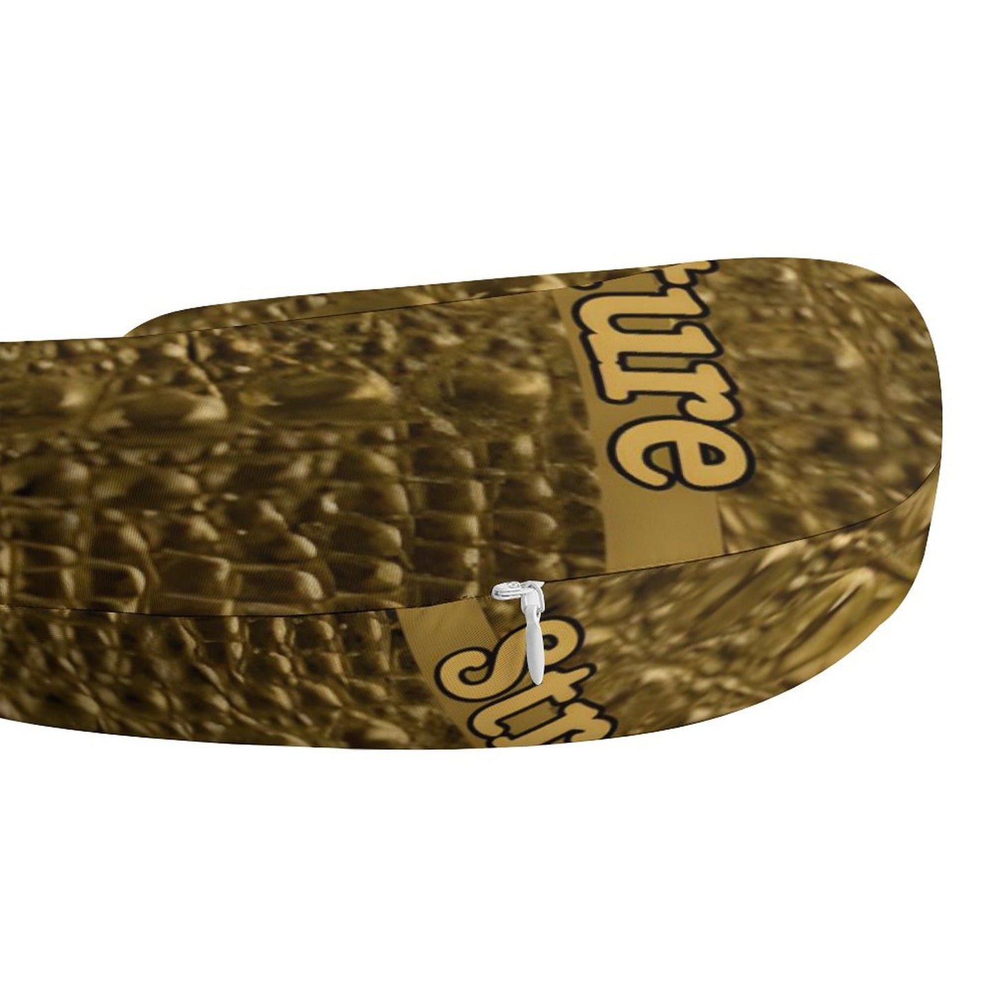 STREET CULTURE Alligator MEMORY FOAM Neck Pillow for Restful Journeys (high-quality softness)