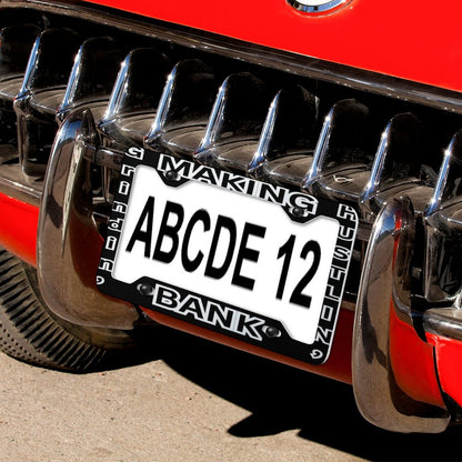 License Plate Frame with 4 Flat Holes(1 Pair)
