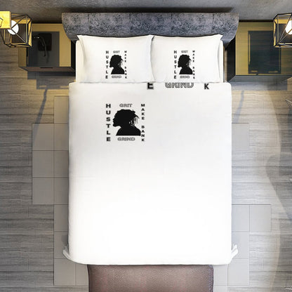 3-Piece Bedding Set-90"x90"/ 229x229cm (Dual-sided Printing)