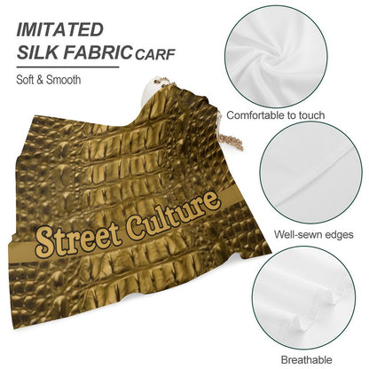 STREET CULTURE Square Scarf-Imitated Silk-2 sizes