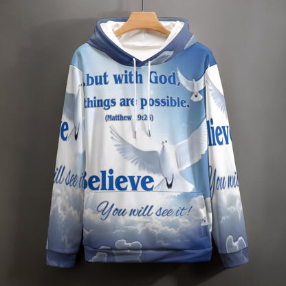 230gsm Printed Hoodie for Men (All-Over Printing)