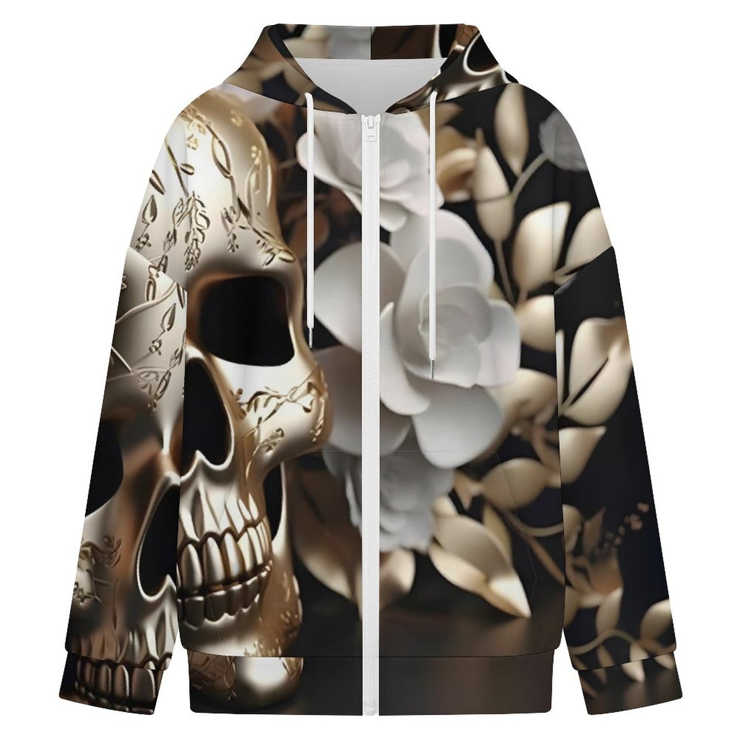Women's Full Zip Hoodie(All-Over Printing)