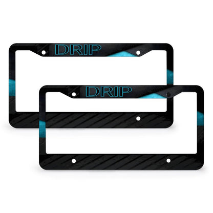 License Plate Frames with 4 Round Holes (1 Pair)