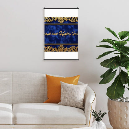 Canvas Hanging Poster with Scrolls-16"x24"/ 40x60cm