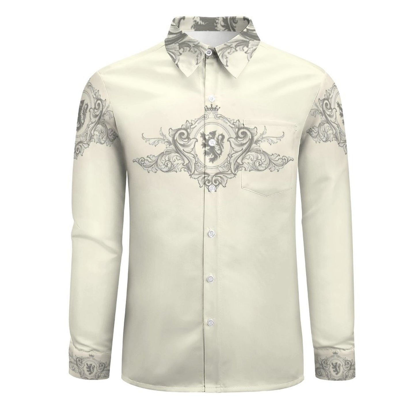 Men's Long Sleeve Shirt with Pocket LS (All-Over Printing)