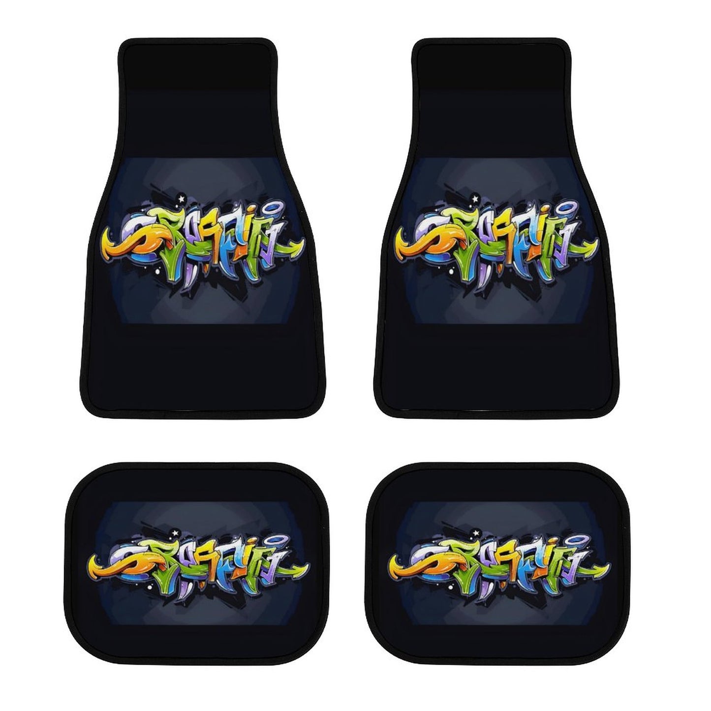 Car Mat Set of 4-GRAFFITI