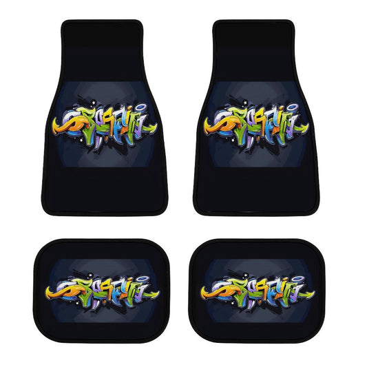 Car Mat Set of 4-GRAFFITI