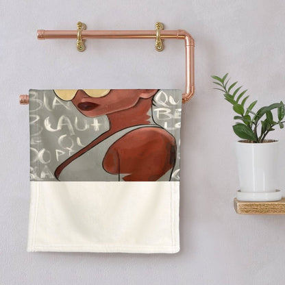 Coral Velvet Towel