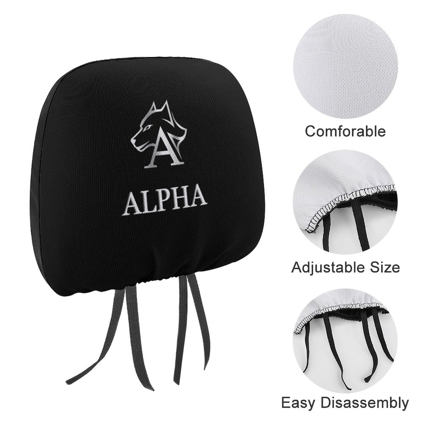 Custom Car Headrest Covers