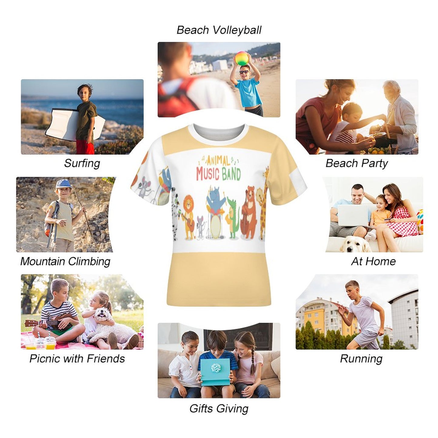 Short Sleeve Kid's T-Shirt ET (All-Over Printing)