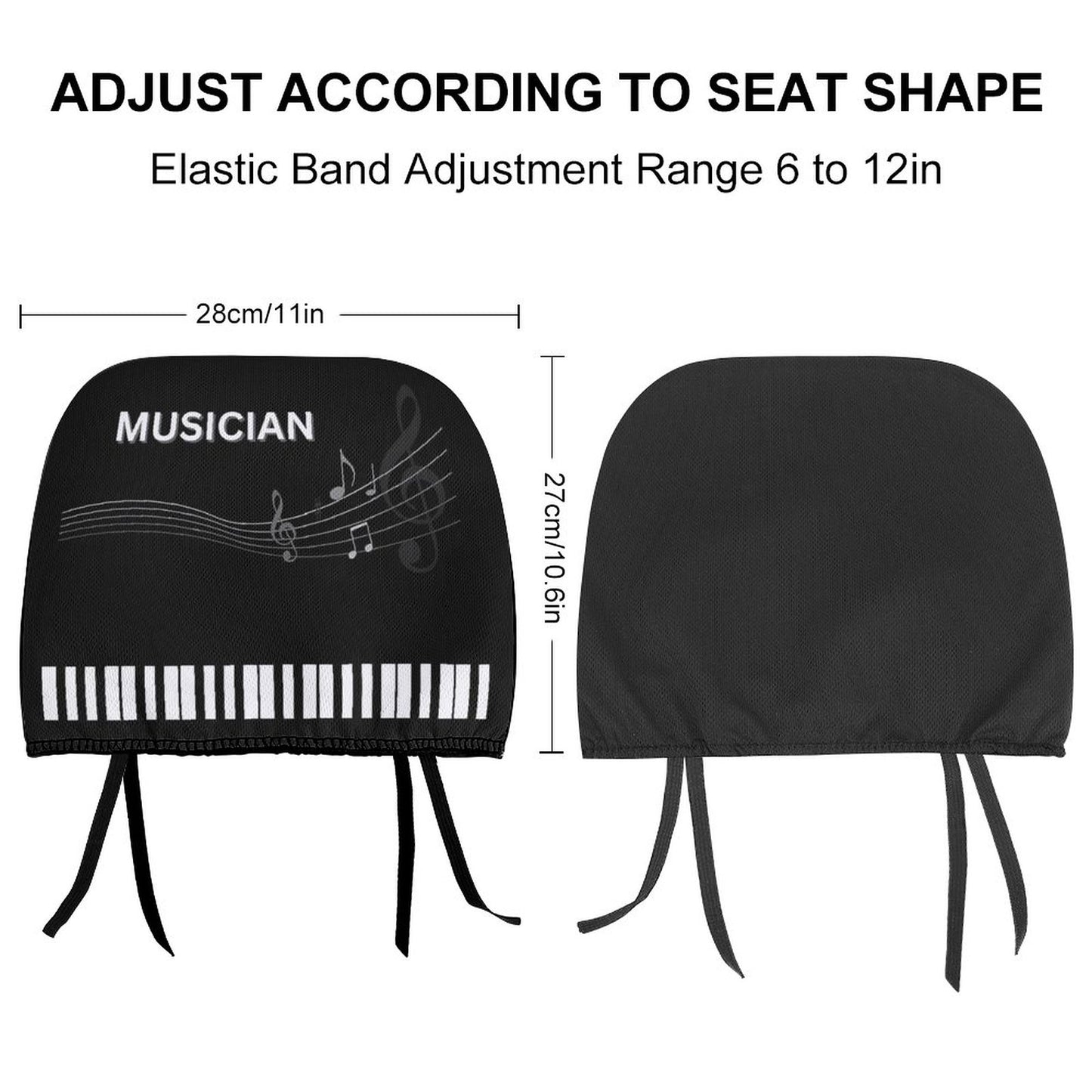 Custom Car Headrest Covers