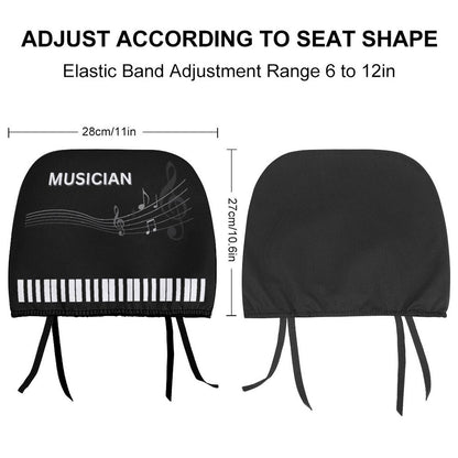 Custom Car Headrest Covers