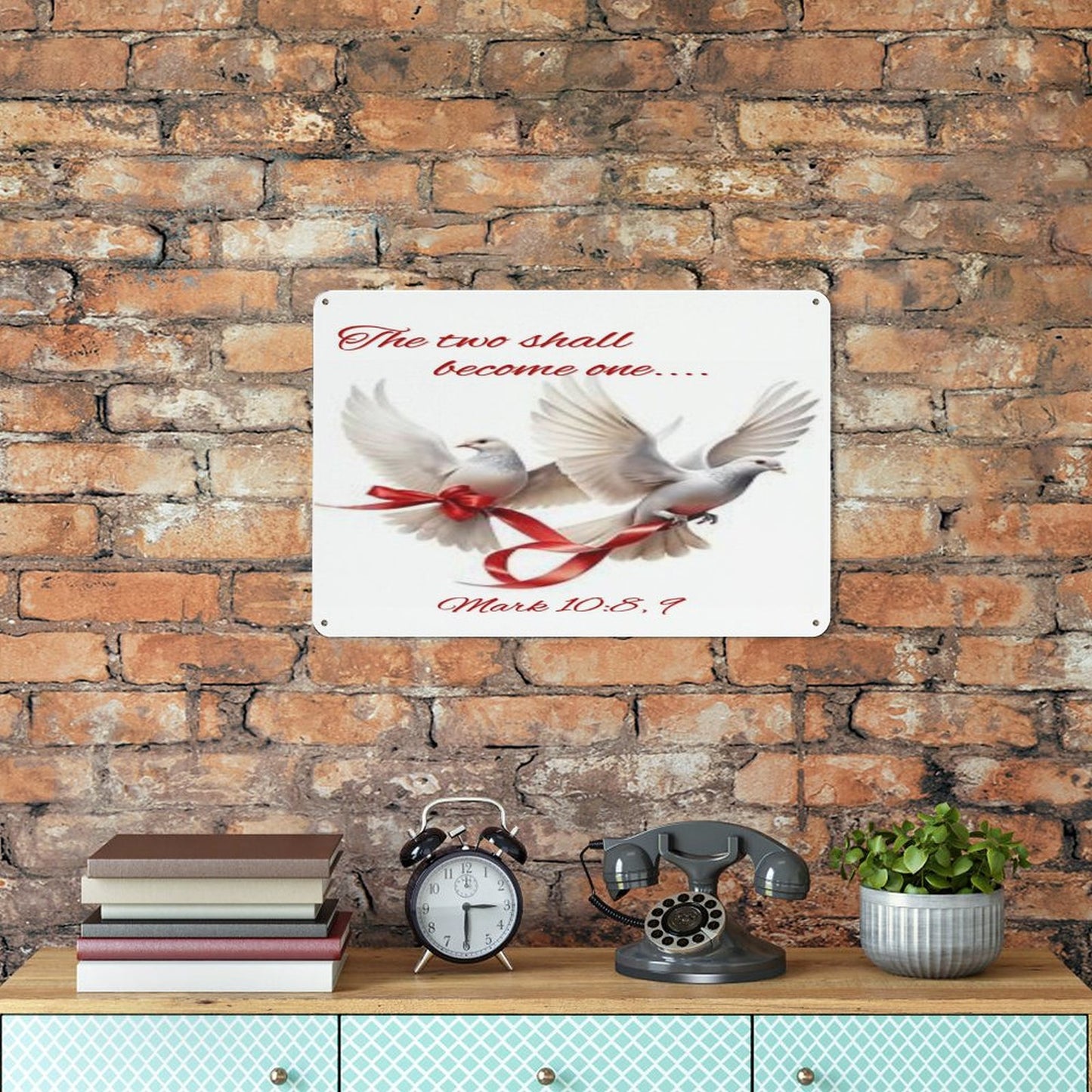 Horizontal Vintage Metal Sign-7.9"x11.8"/ 20x30cm