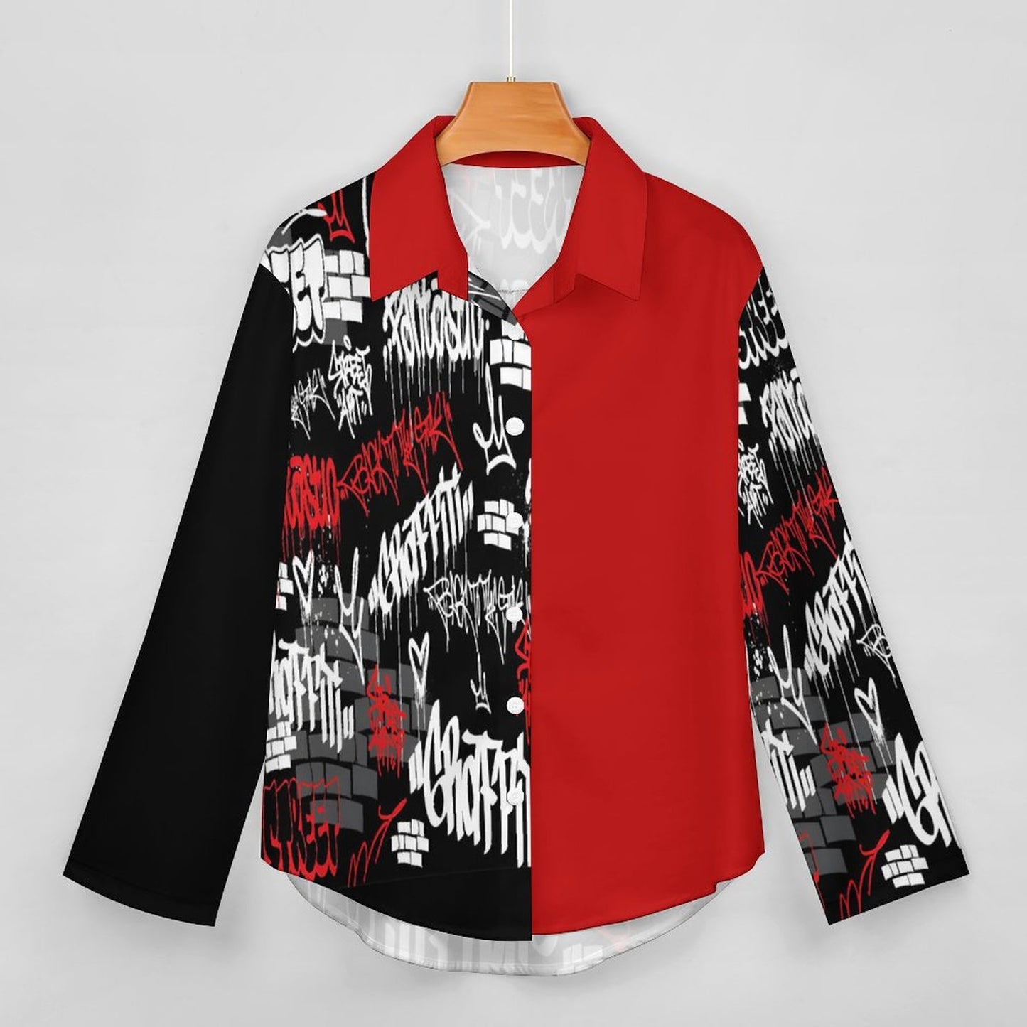 Women's Irregular Shirt B648 (All-Over Printing)