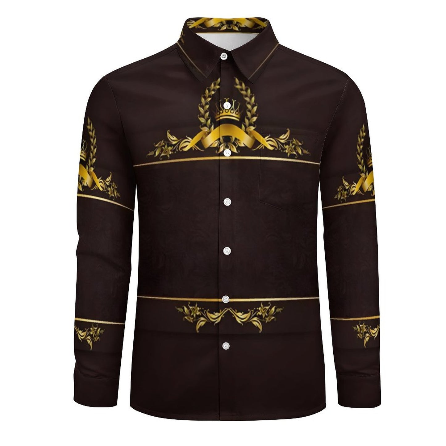 Men's Long Sleeve Shirt with Pocket LS (All-Over Printing)