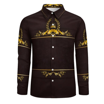 Men's Long Sleeve Shirt with Pocket LS (All-Over Printing)