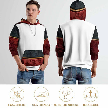230gsm Printed Hoodie for Men (All-Over Printing)