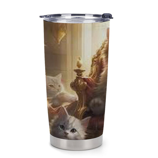 Car Travel Coffee Mug with Lid (All-Over Printing)