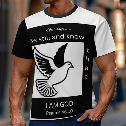 180gsm Men's Casual T-Shirt(All-Over Printing)