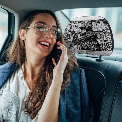 Custom Car Headrest Covers
