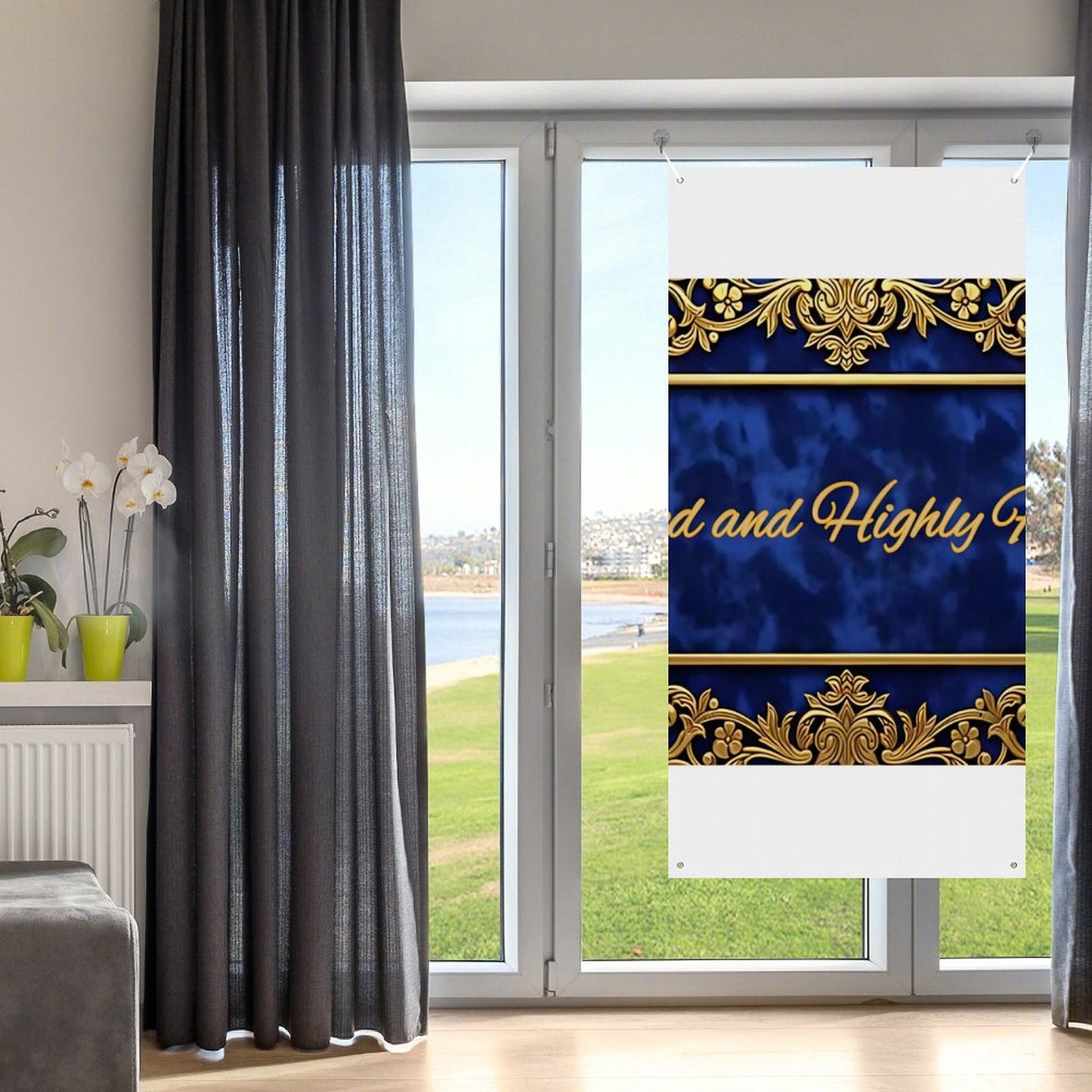 Decorative Door Curtain-35.43"×70.87 "/90x180cm