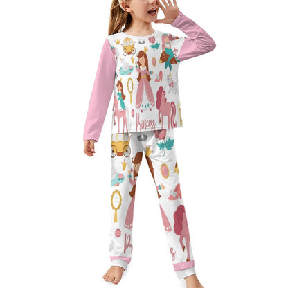 Long Sleeve Girls Nightwear JTZ (All-Over Printing)