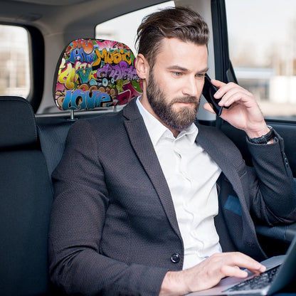 Custom Car Headrest Covers