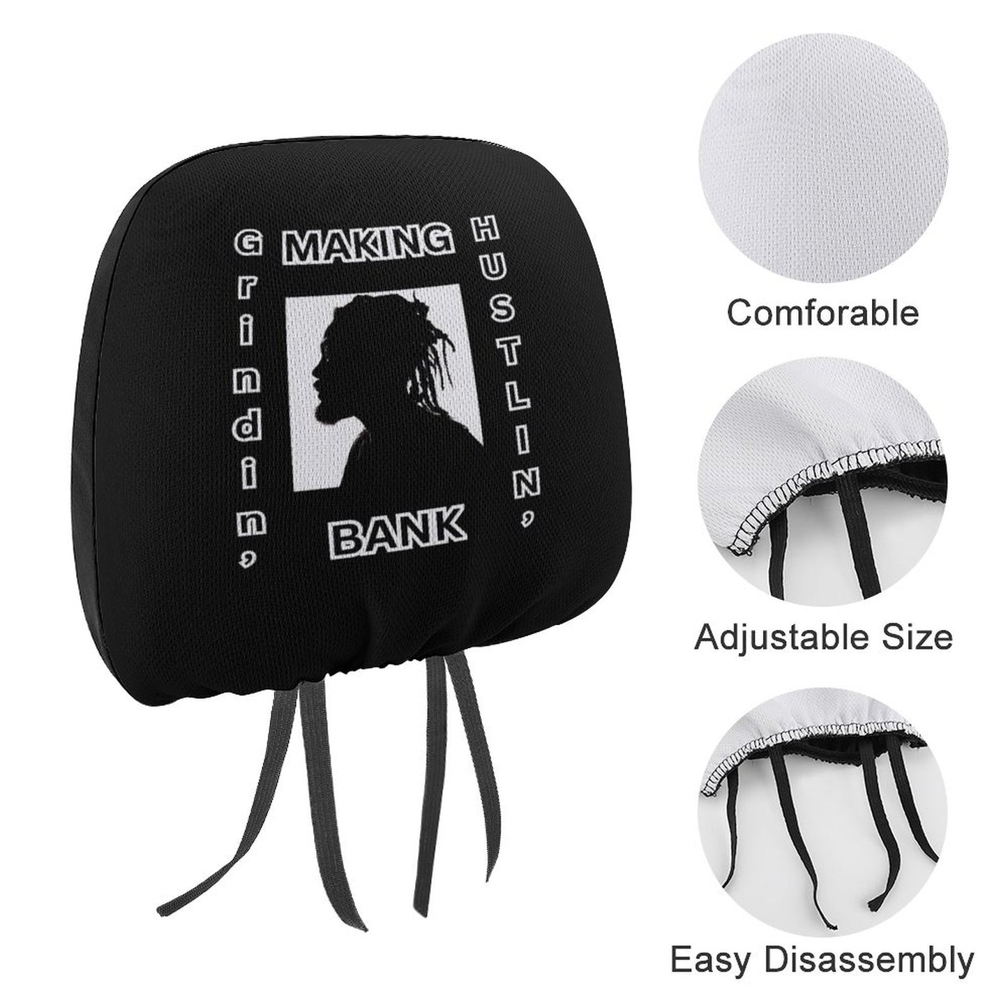 Custom Car Headrest Covers
