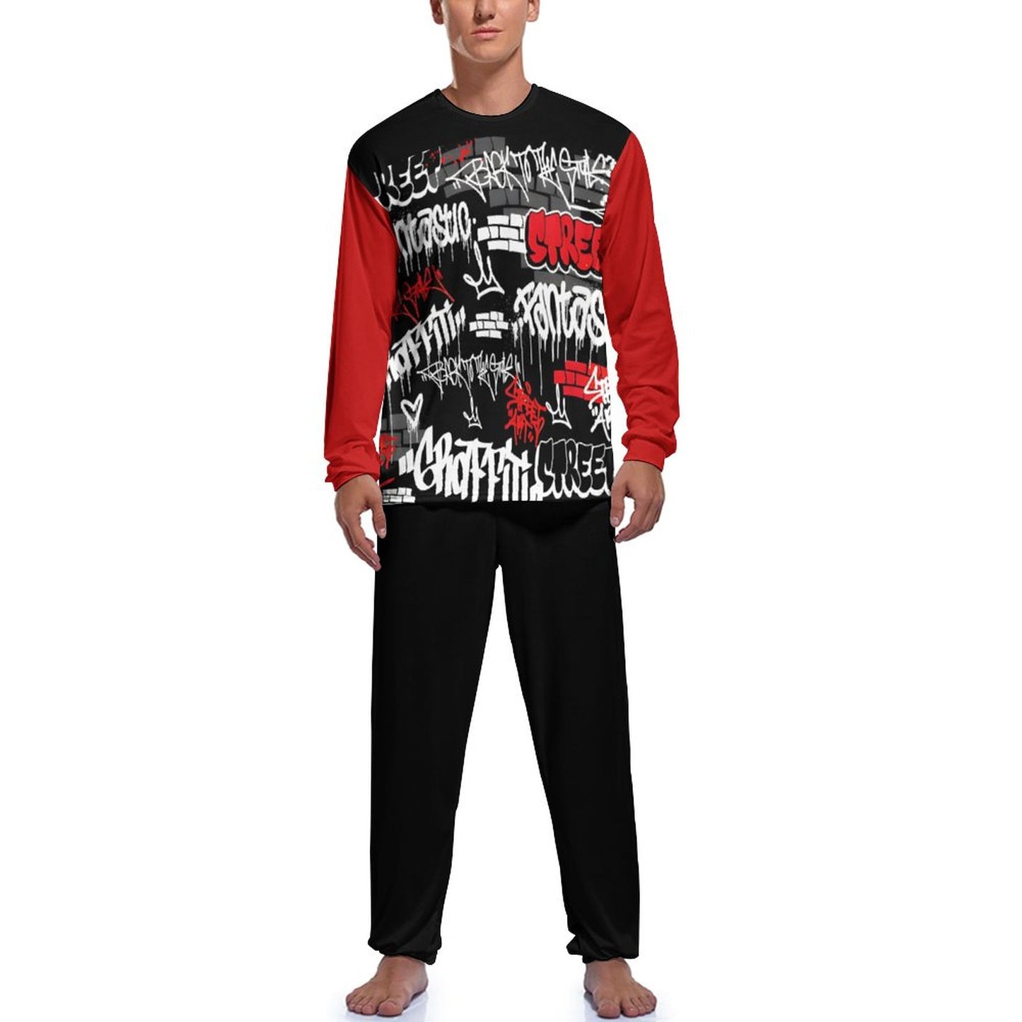 180gsm Men's Loungewear Set JJ1201 (All-Over Printing)