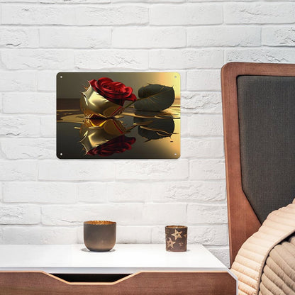 Horizontal Personalized Metal Wall Art Tin Sign-5.5"x7.9"/14x20cm