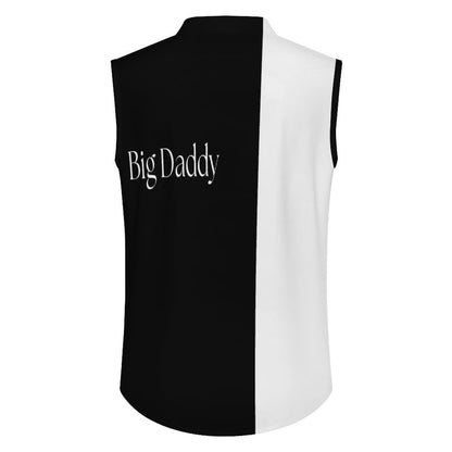 Men's Sleeveless Button Up Shirt-BIG DADDY****S-4XL