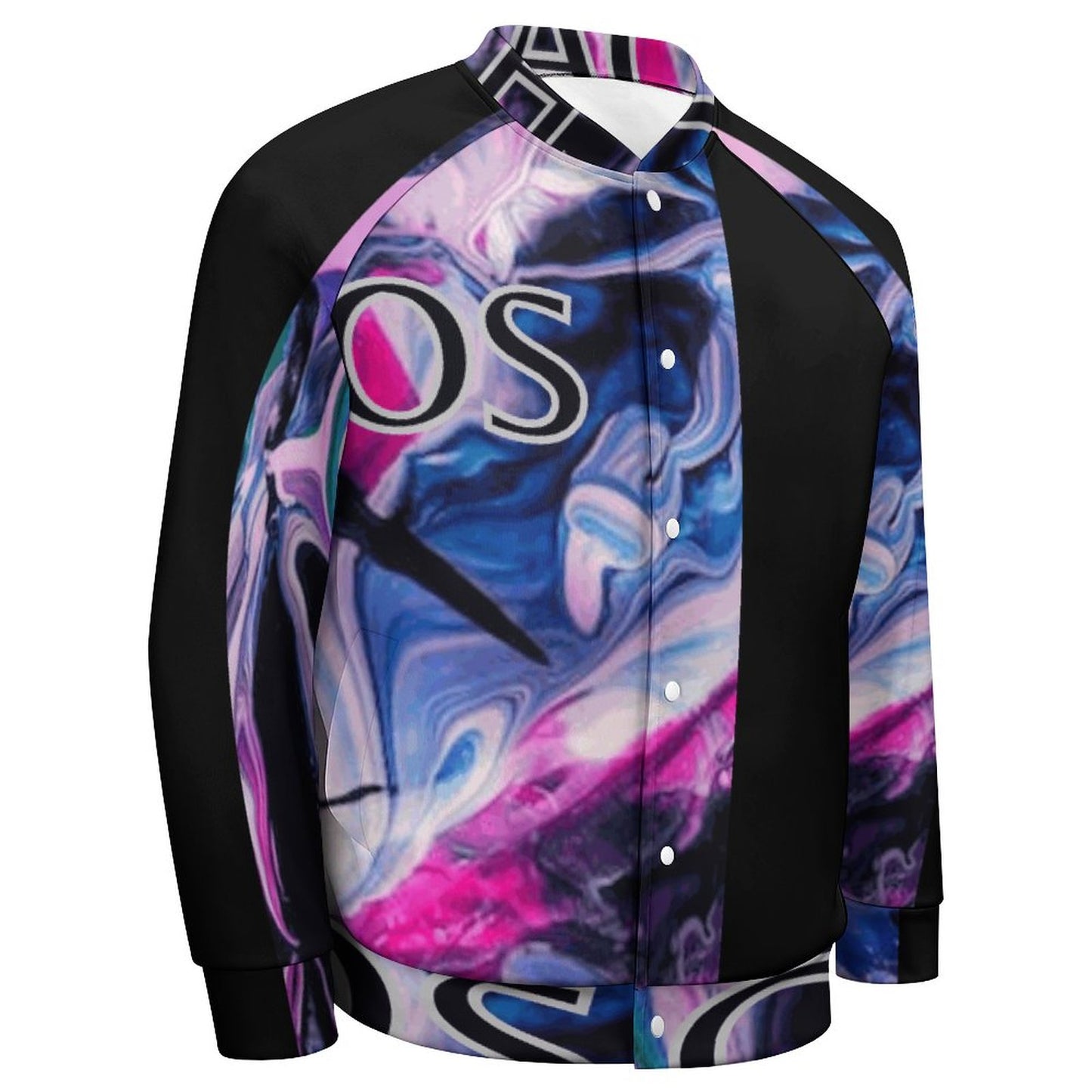 CHAOS Men's Baseball Jacket (black)-XXS-6XL